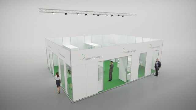 Closed Basic Trade fair stand Closed Basic