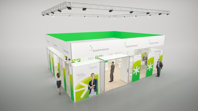 Closed Professional Trade fair stand Closed Professional