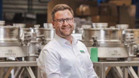 Steven Bucholz, Senior Sales Manager for North-Eastern Germany at Russell Finex. 