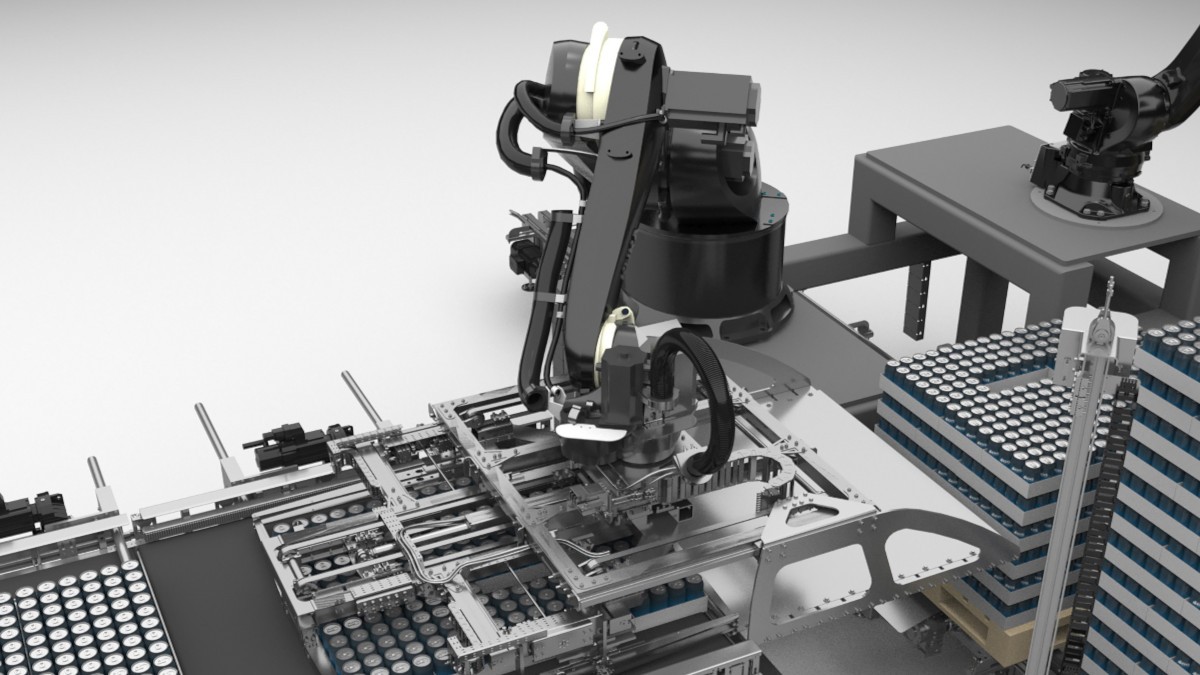 Der Innopal PLR ist mit der neuesten Robotergeneration für einen Durchsatz von bis zu 650 Lagen pro Stunde bei PET und Dosen für den Hochleistungsbereich konzipiert.