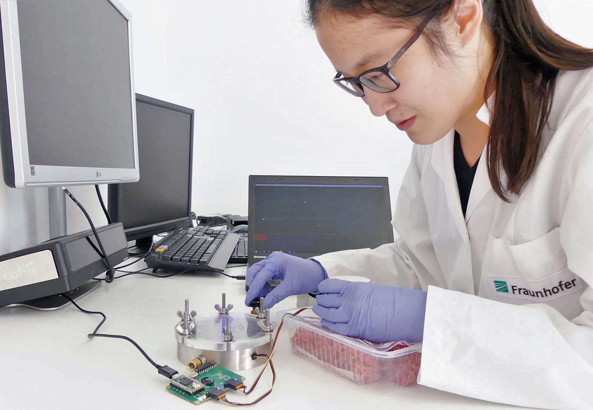 Woman in laboratory