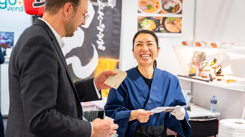 Messestand zu Authentic K-Food.