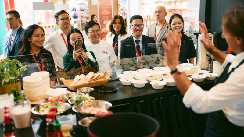 Ausstellung eines halal Markts auf dem Messegelände