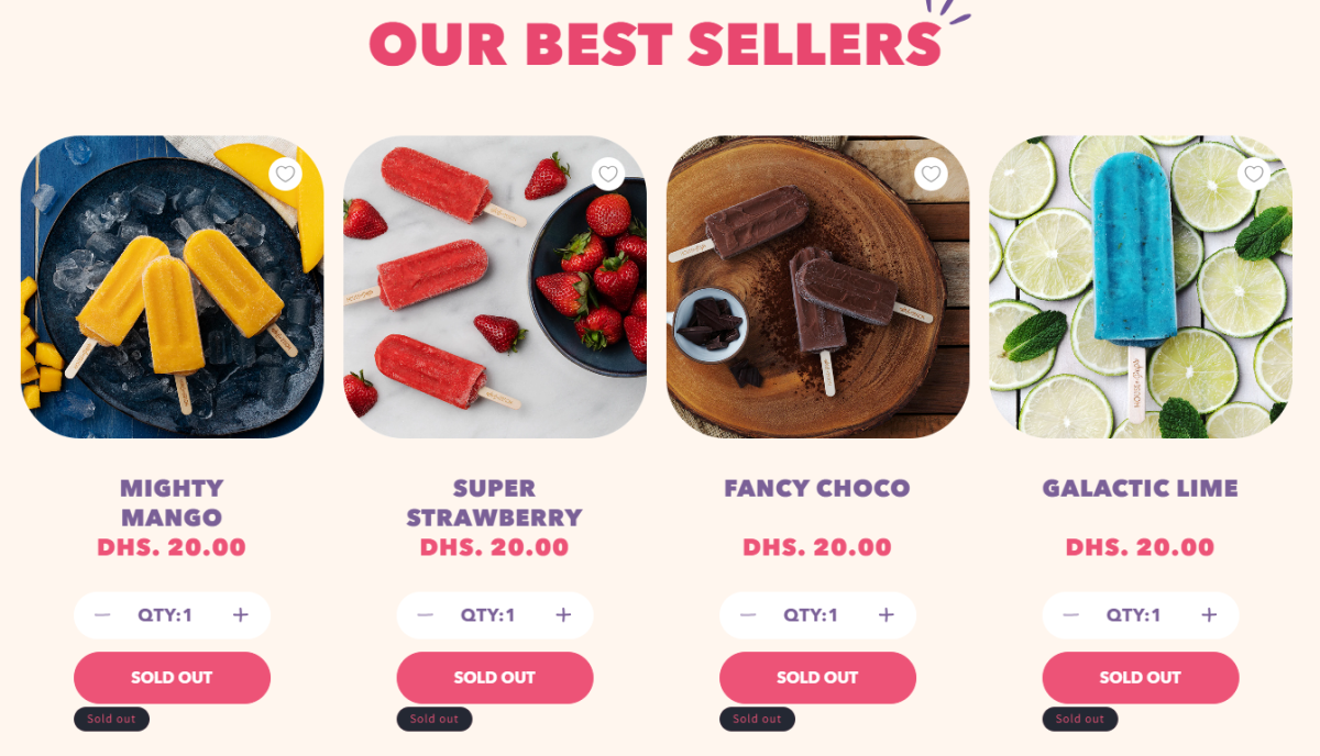 Screenshot von der House-of Pops-Website