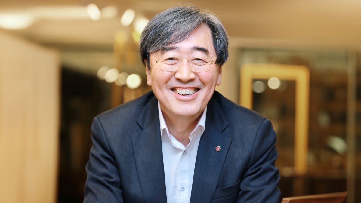 Jinsun Park, Chairman der Korea Food Industry Association (KFIA), im Interview über Koreas kulinarische Vielfalt auf der Anuga 2025. Copyright: Jinsun Park (KFIA)