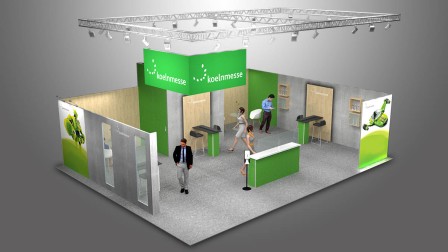 Village Advanced Trade fair stand Village Advanced