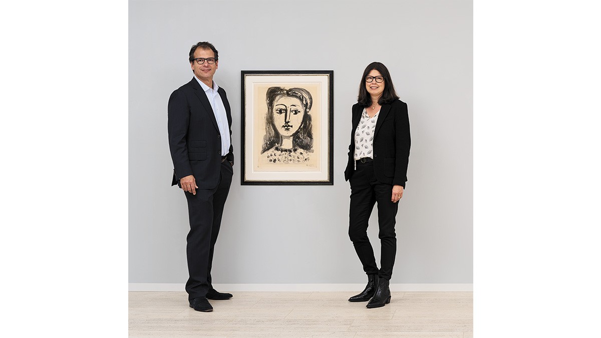 Ole-Christian Koch und Petra Koch von der Galerie Koch in Hannover