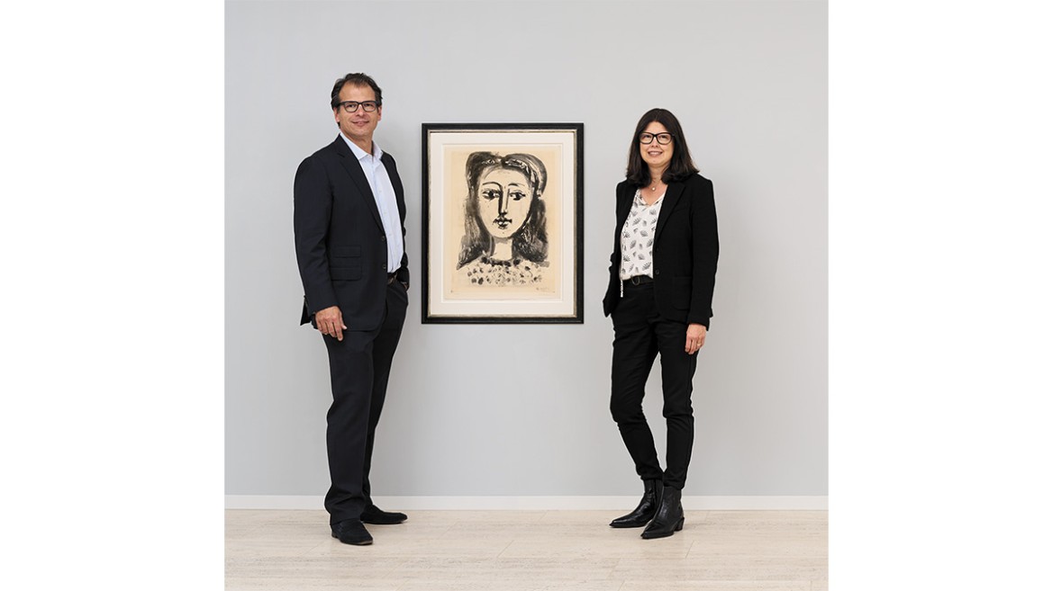 Ole-Christian Koch und Petra Koch von der Galerie Koch in Hannover