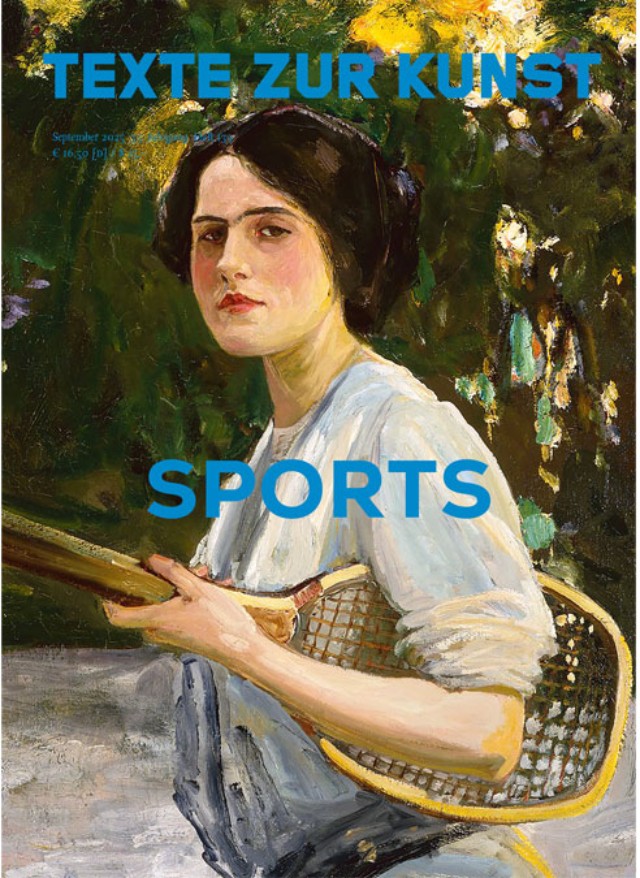 The cover of the September issue of TEXTE ZUR KUNST The cover of the September issue of TEXTE ZUR KUNST