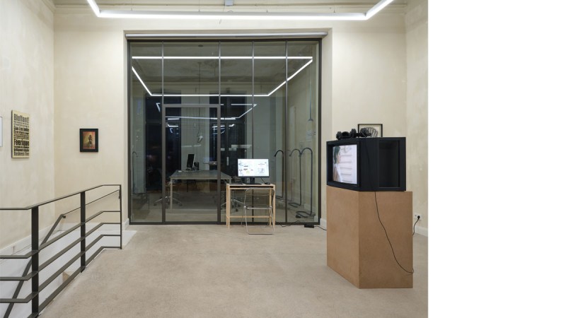 Installation view of Dutch artist Sabina Maria van der Linden at the Josey Gallery in Cologne