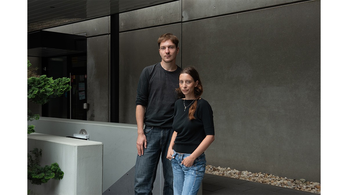 Lea Lahr und Victor Beger, die beiden Gründer der Kölner Galerie Cherry Hil