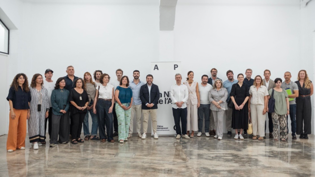 Press conference about Nit de l’Art. 