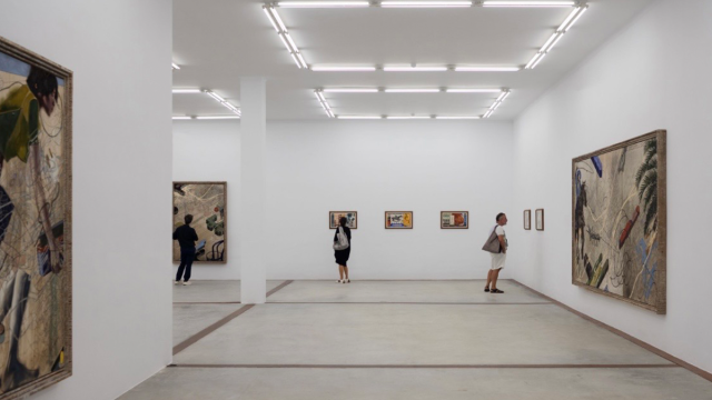 Exhibition space at CCA Andratx.