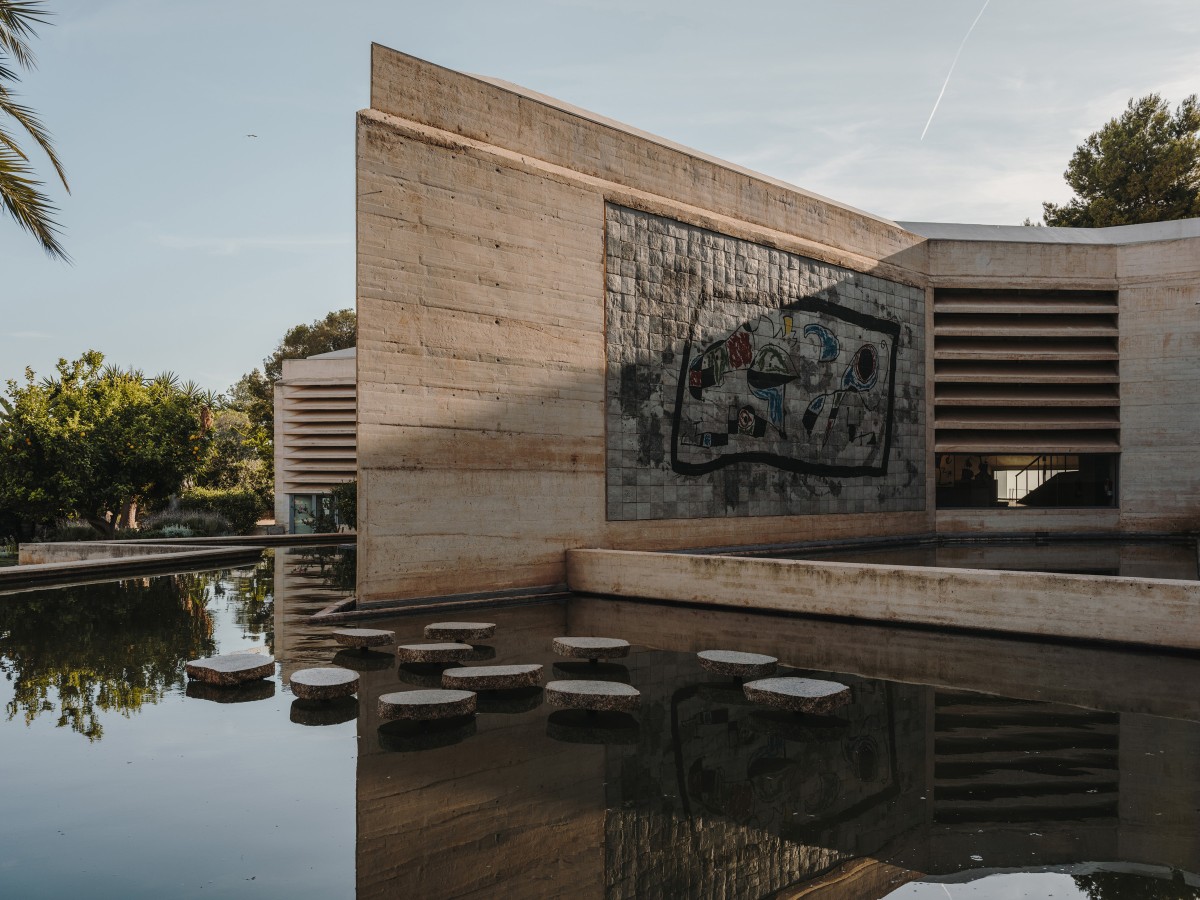 The Espai Estrella – the star-shaped exhibition space at Fundación Miró, built by Rafael Moneo. 