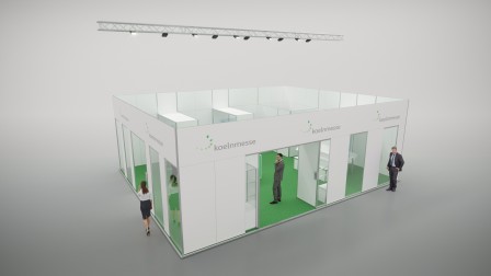 Closed Basic Messestand Closed Basic