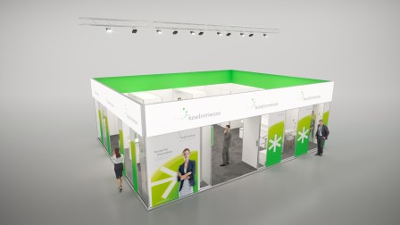 Closed Advanced Messestand Closed Advanced