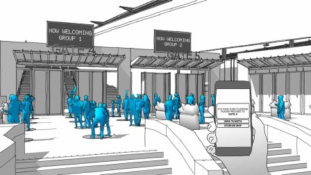 Entrance management in event locations Entrance management in event locations