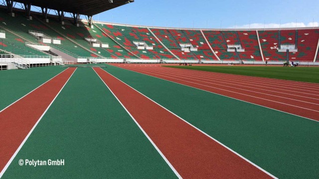 Stadion mit IAAF Zertifikat