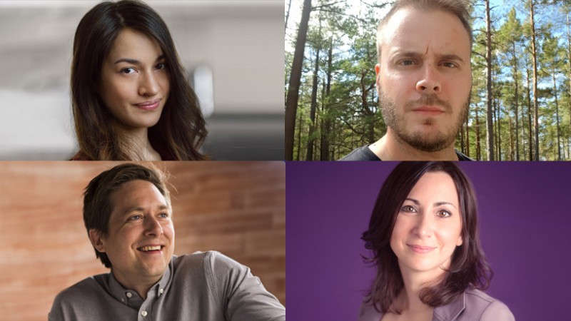 Illustration with 14 selected speakers of the gamescom congress