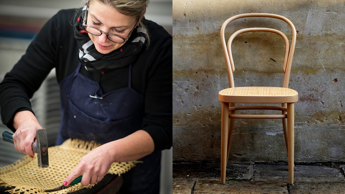  The Thonet Café Chair No. 214 – from production to finished piece. Photos: Thonet