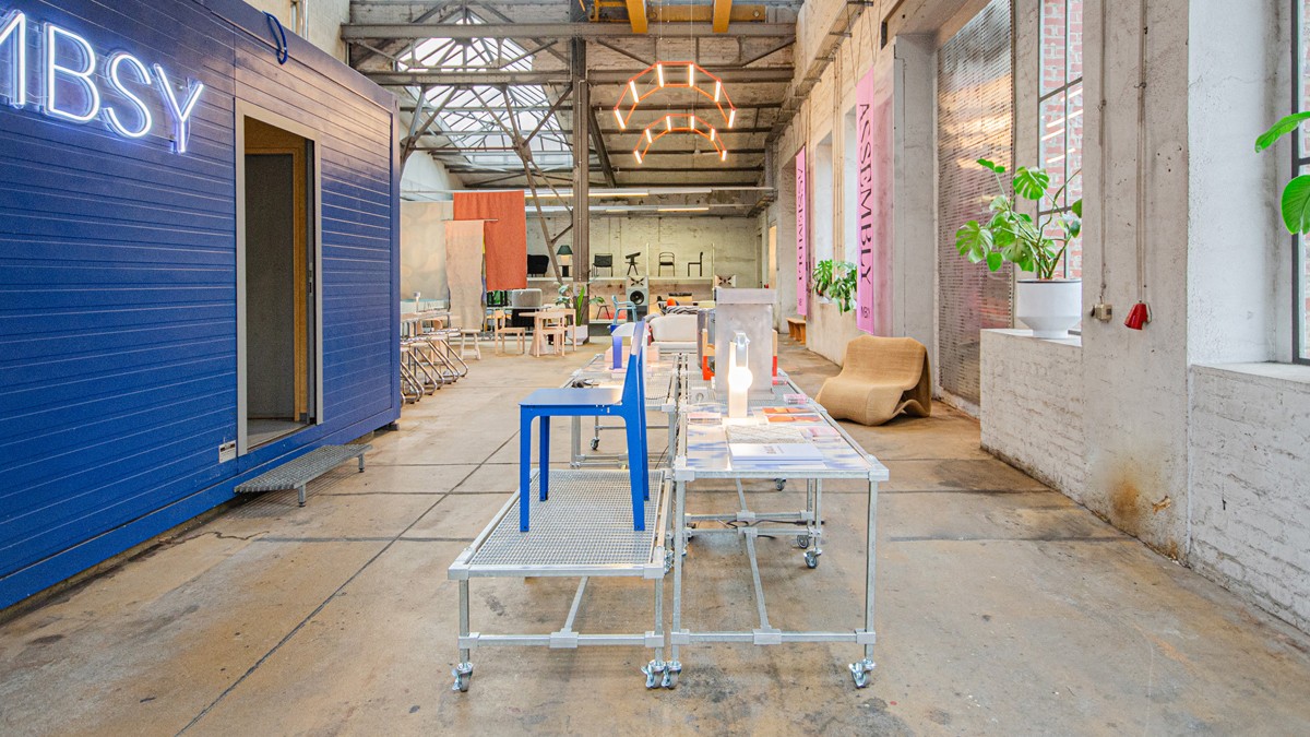 The Assembly exhibition at Machwerkhaus Köln, initiated by MBSY and designed and curated by Studio DLF. Photos: Daniele Luciano Ferrazzano, Studio DLF