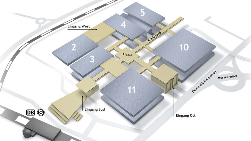Hallenbelegungsplan INTERNATIONALE EISENWARENMESSE