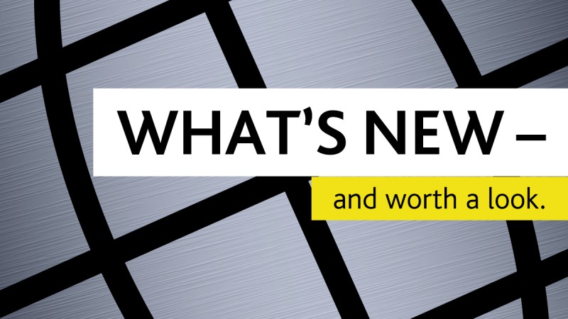 Image with text This is new and definitely worth seeing. In the background is a hint of the globe.