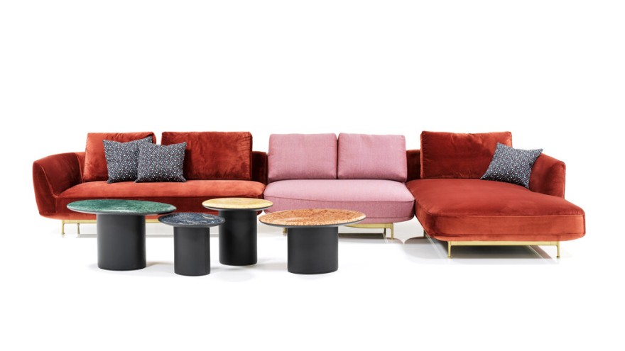 Brightly colored "ANDES" sofa from Wittmann in 90s style Brightly colored "ANDES" sofa from Wittmann in 90s style