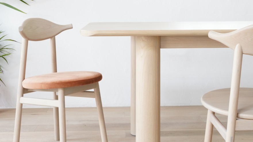 Chinese design chairs and table from Sun at Six Chinese design chairs and table from Sun at Six