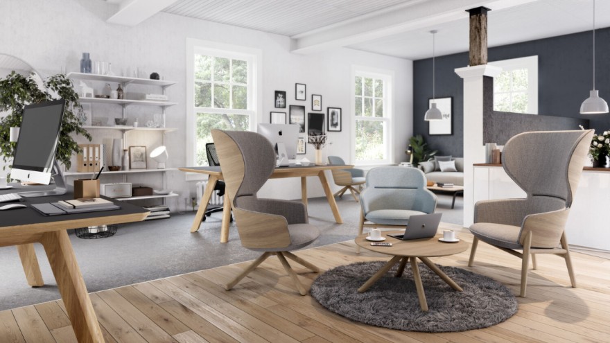 The oversized “Hygge by Connection” armchairs from Wini The oversized “Hygge by Connection” armchairs from Wini