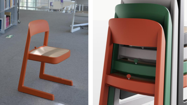 Third place: Clap by François Lafortune – the chair with storage space Third place: Clap by François Lafortune – the chair with storage space