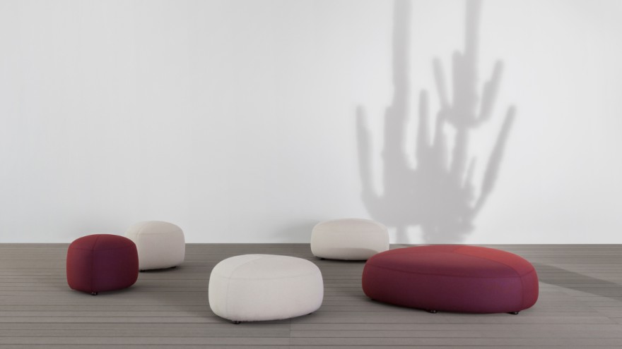 Outdoor-Poufs „KIPU” von Lapalma in modernem Design Outdoor-Poufs „KIPU” von Lapalma in modernem Design