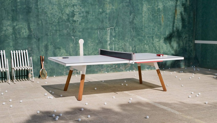 Multifunktionaler Tischtennis-Tisch „You and Me” von RS Barcelona
