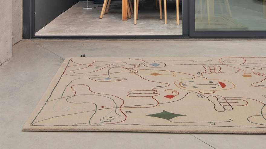 Silhouette rug by Jaime Hayon for Nani Marquina S.L. Silhouette rug by Jaime Hayon for Nani Marquina S.L.
