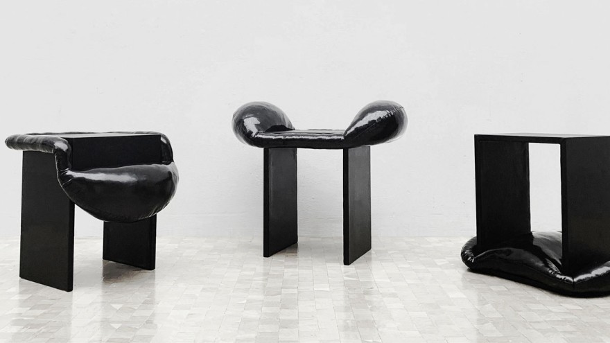 Tight-Chair-Haiming-LI Tight Hocker von Haiming Li