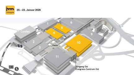 Hallenplan der imm cologne 2024