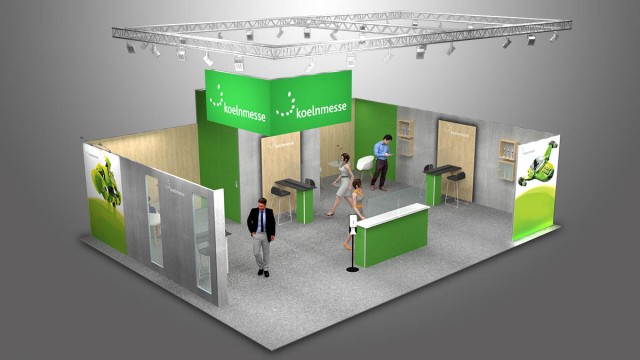 Village Advanced Trade fair stand Village Advanced