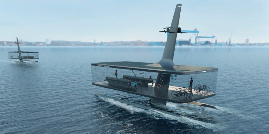 Winner: „CAPTin_Kiel - Clean Autonomous Public Transport“, © Jingyue Chen, Tobias Gehrke, Simeon Ortmüller, Yigang Shen, Vincent Steinhart-Besser
