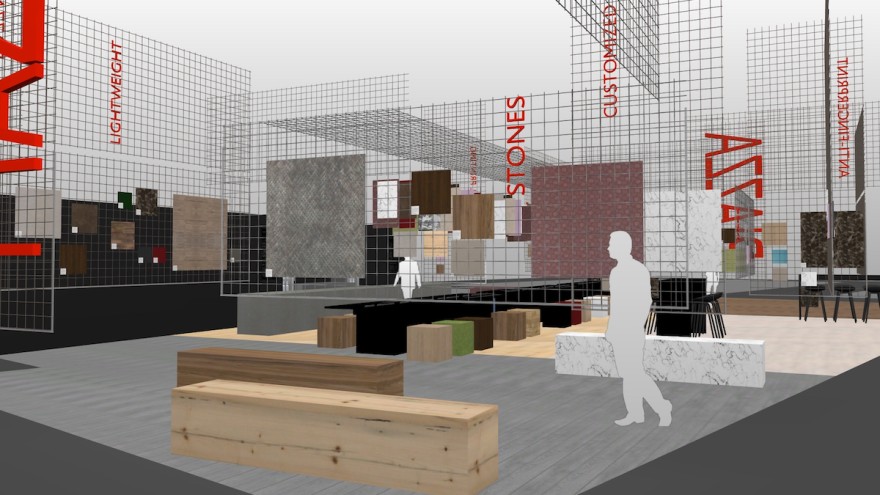interzum 2019: Piazza "Trends in Surfaces & Wood Design", © Koelnmesse