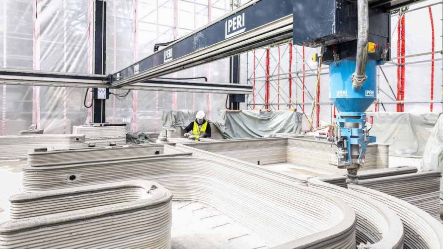 Germany's first 3D printed building, © Peri, Weissenhorn © Peri, Weissenhorn