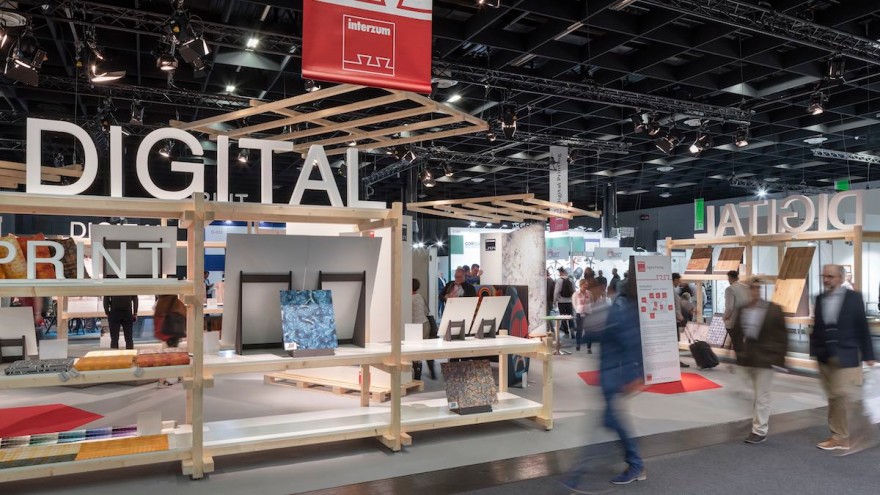 Sonderfläche Digitaldruck 2019 Sonderfläche Digitaldruck auf der interzum 2019