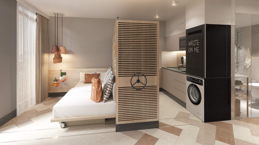 Temporary living in a small area: Stay Kook Hotel, © SV Hotel AG