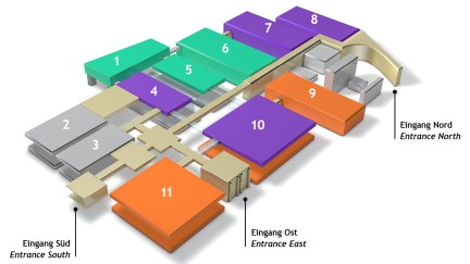 Hall and site plan interzum 2023 Hall and site plan interzum 2023