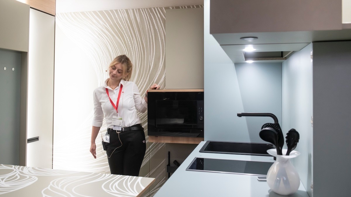 Häfele project study “Dynamic Living” for flexible and adaptive spaces. © Koelnmesse GmbH