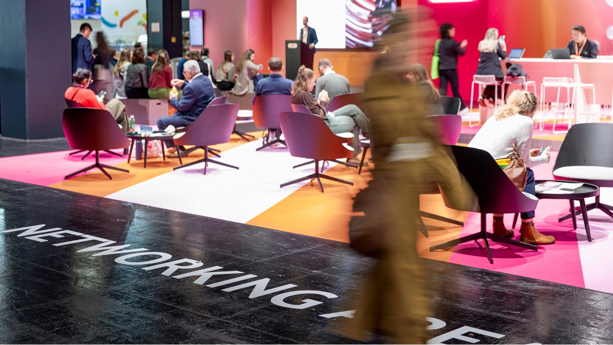 Networking Area auf der ISM