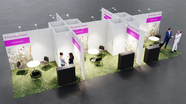 Stand example in the ISM Functional Sweets area