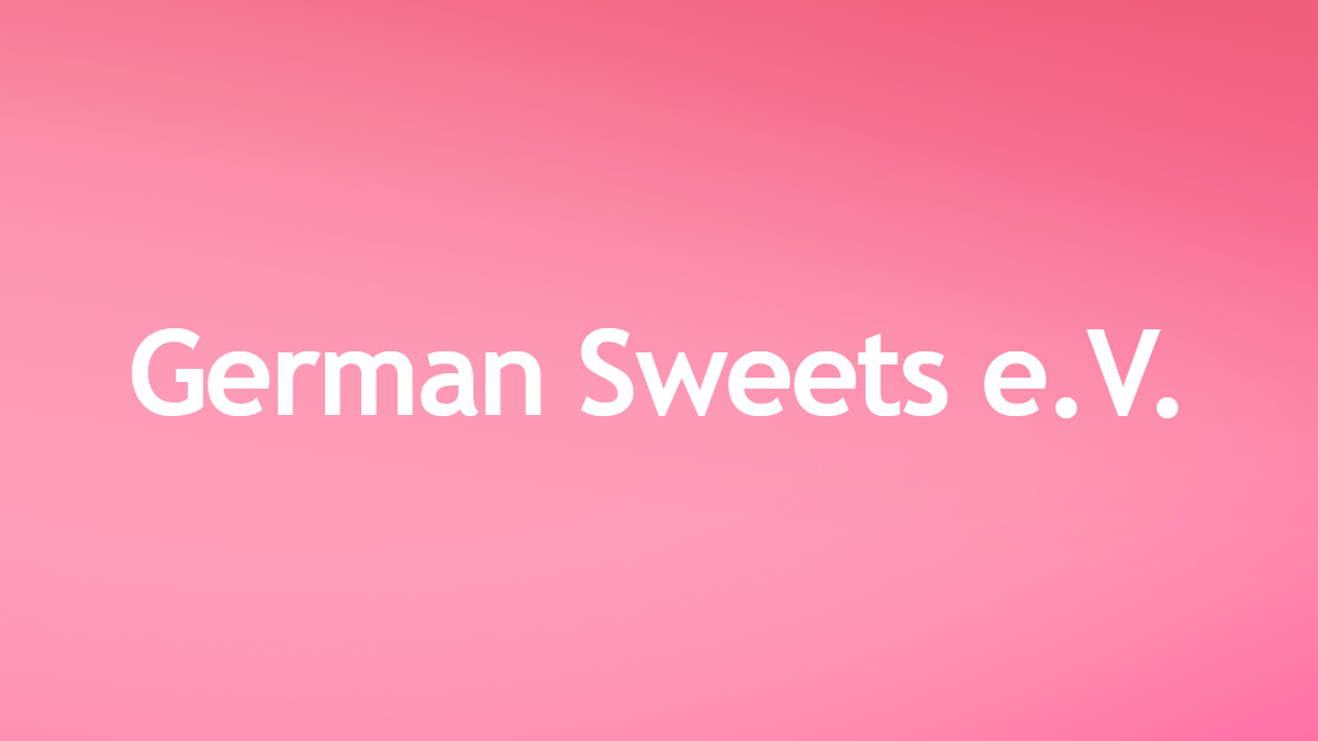 German Sweets e.V.
