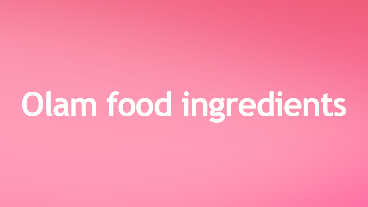 Olam food ingerdients