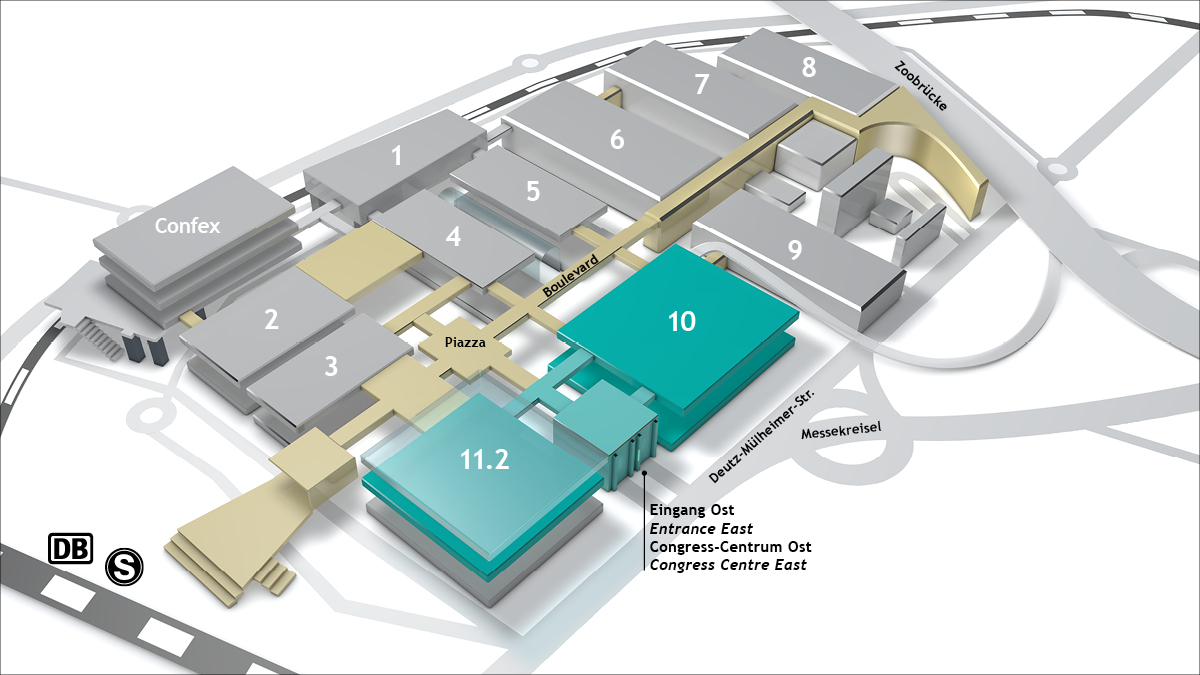 Hall plan for Kind + Jugend 2025
