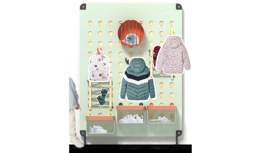 SDEGN – the modular children’s coat rack ©Lukas Konrad/Nina Hacker SDEGN – the modular children’s coat rack ©Lukas Konrad/Nina Hacker